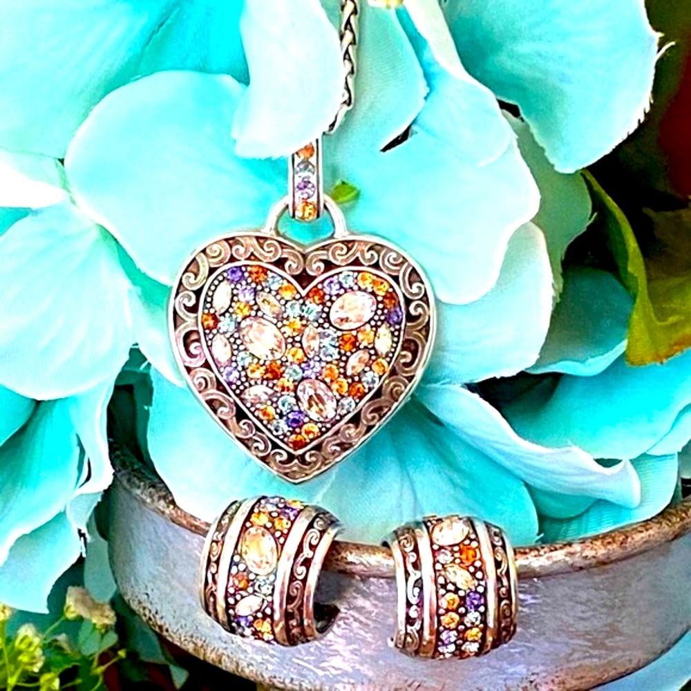 ⭐️SOLD⭐️Brighton CRYSTAL VOYAGE crystal Necklace Bracelet Earrings - Picture 3 of 16